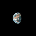 Earth, showing Africa, Europe and Asia from Apollo 11